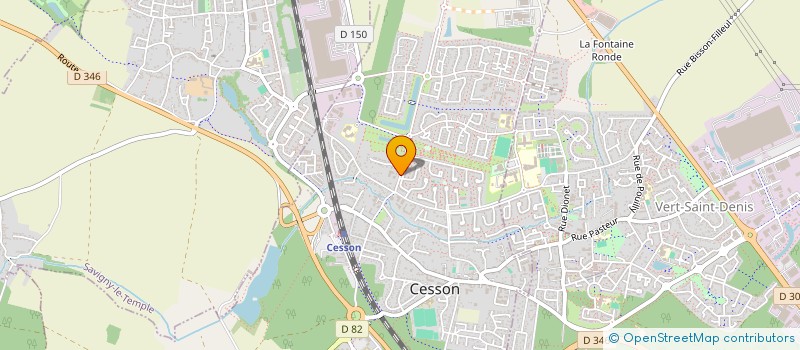 localisation de l'entreprise M.T DISTRIBUTION  CESSON