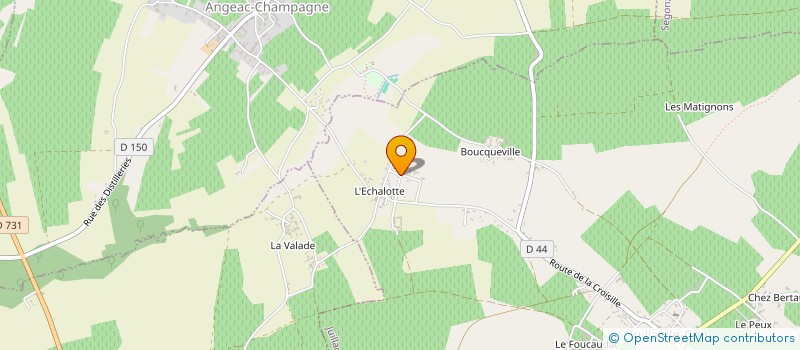 localisation de l'entreprise M.T.E. INTERNATIONAL à JUILLAC-LE-COQ