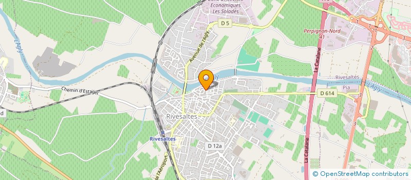 localisation de l'entreprise M.T.F  RIVESALTES
