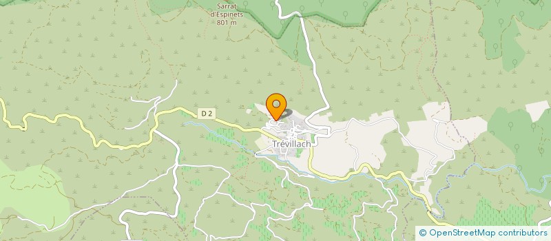 localisation de l'entreprise M T FER  TREVILLACH