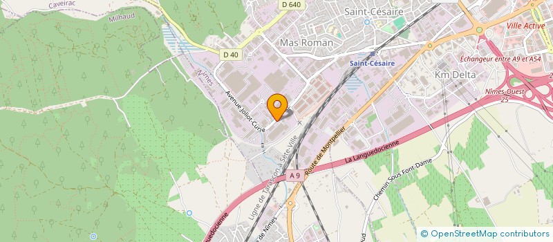 localisation de l'entreprise M.T.G.  NIMES