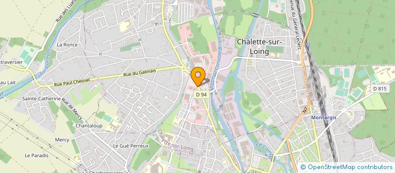 localisation de l'entreprise M.T.G.I. à CHALETTE-SUR-LOING