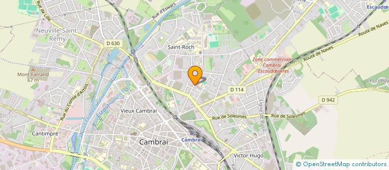 localisation de l'entreprise M T H  CAMBRAI