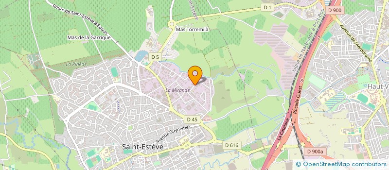 localisation de l'entreprise M.T.H. EYNE  SAINT-ESTEVE