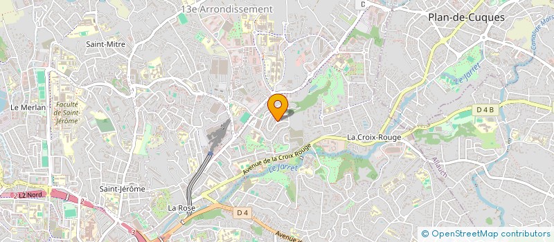 localisation de l'entreprise M.T. INVEST  MARSEILLE