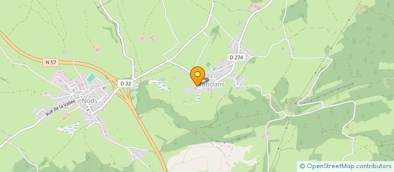 localisation de l'entreprise M.T.J.2.A.  LES PREMIERS SAPINS