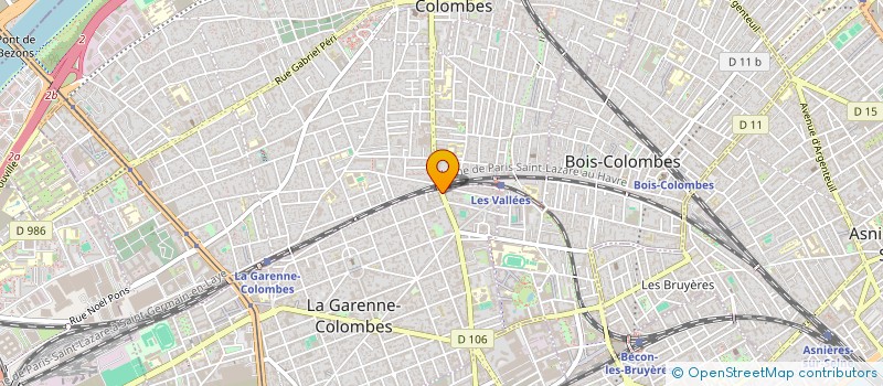 localisation de l'entreprise M.T.K PARIS à LA GARENNE-COLOMBES