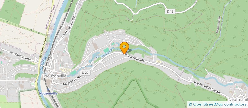 localisation de l'entreprise M T L C  NOUZONVILLE