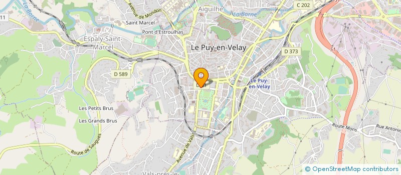 localisation de l'entreprise M.T.M. BARBERSHOP  LE PUY-EN-VELAY