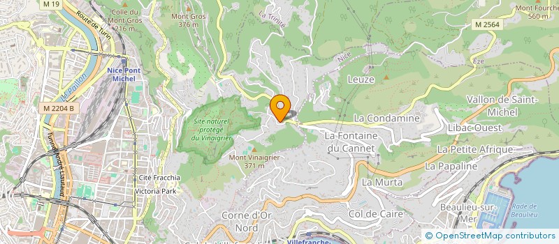 localisation de l'entreprise M.T NET  NICE