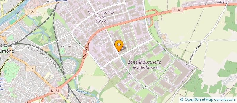 localisation de l'entreprise M.T.NETTOYAGE à SAINT-OUEN-L'AUMONE