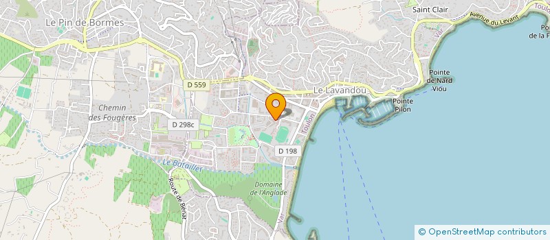 localisation de l'entreprise M.T.O. à LE LAVANDOU