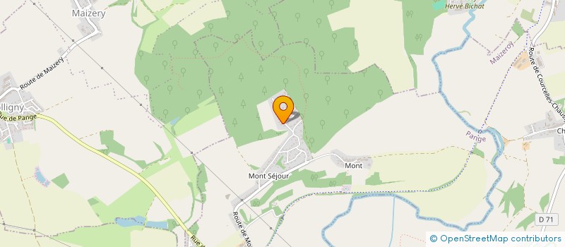 localisation de l'entreprise M T P  PANGE