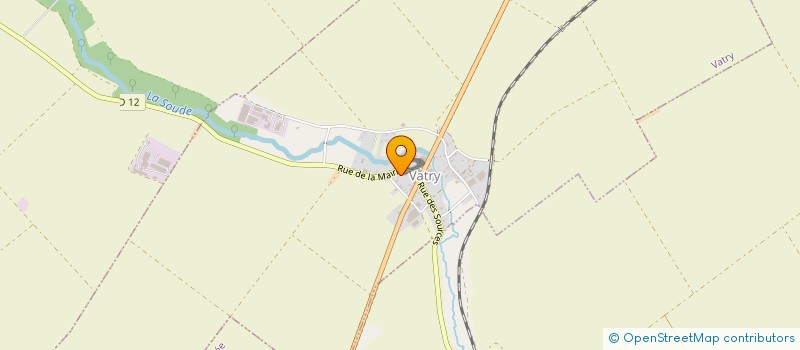 localisation de l'entreprise M.T.P. MARTIN  VATRY