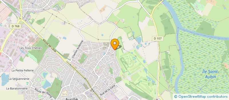 localisation de l'entreprise M & T PATRIMOINE  AVRILLE