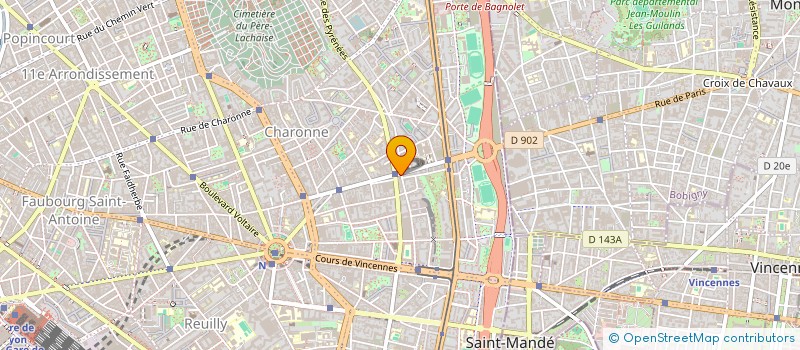 localisation de l'entreprise M.T.R  PARIS