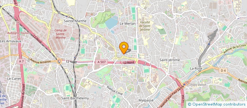 localisation de l'entreprise M & T RENOV à MARSEILLE