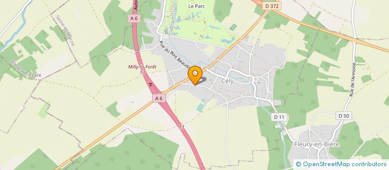 localisation de l'entreprise M T S  CELY