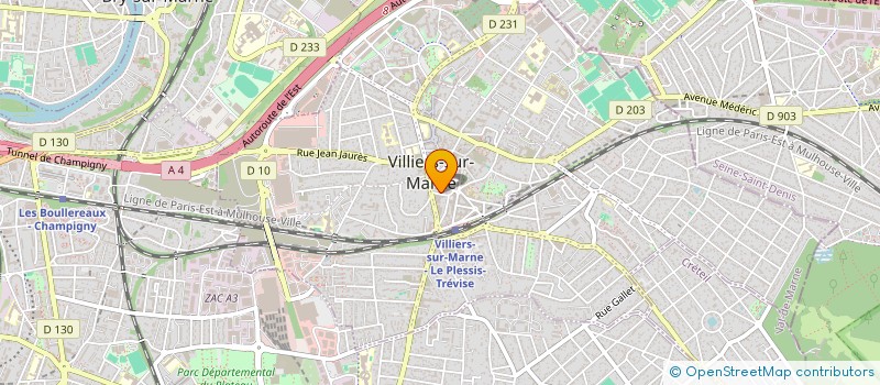 localisation de l'entreprise M T S à VILLIERS-SUR-MARNE