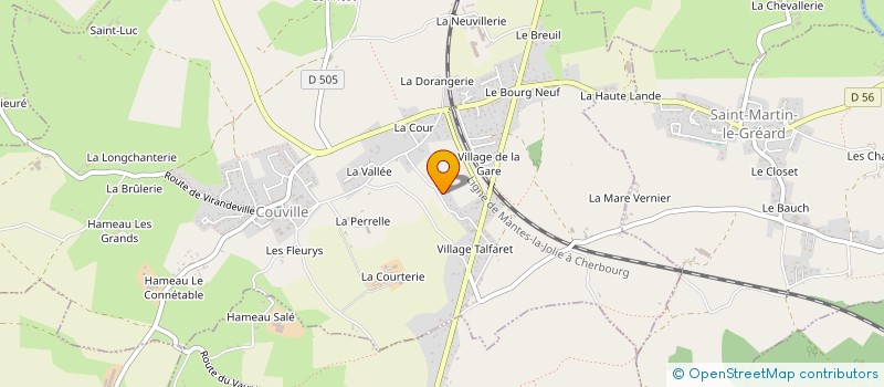 localisation de l'entreprise M.T.S  COUVILLE