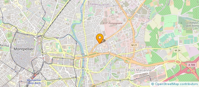 localisation de l'entreprise M T S PRODUCTION à MONTPELLIER