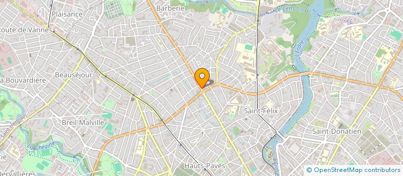 localisation de l'entreprise M.T SOUTIEN à NANTES