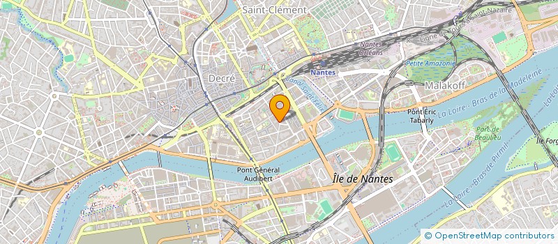 localisation de l'entreprise M.T.T à NANTES
