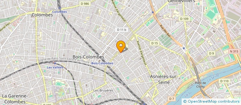 localisation de l'entreprise M.T.T.V  ASNIERES-SUR-SEINE