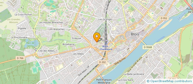 localisation de l'entreprise M.T. TECH à BLOIS