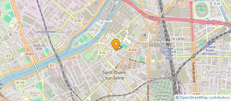 localisation de l'entreprise M.T TRANSPORTS PLATINIUM à SAINT-OUEN-SUR-SEINE