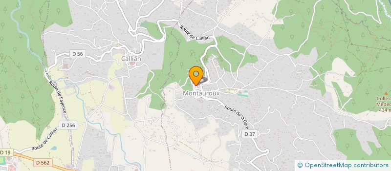 localisation de l'entreprise M T X  MONTAUROUX