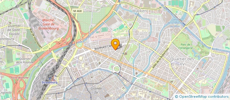 localisation de l'entreprise M.T.Z. SARL  STRASBOURG