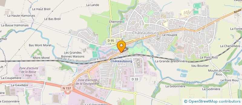 localisation de l'entreprise M'TACOS ONE à CHATEAUBOURG