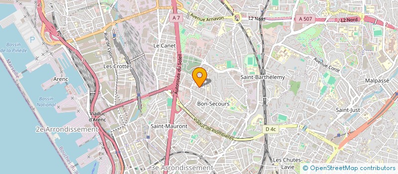 localisation de l'entreprise M-TECH  MARSEILLE