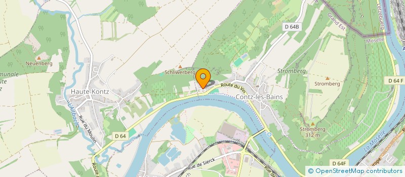 localisation de l'entreprise M TECHNIQUES  CONTZ-LES-BAINS