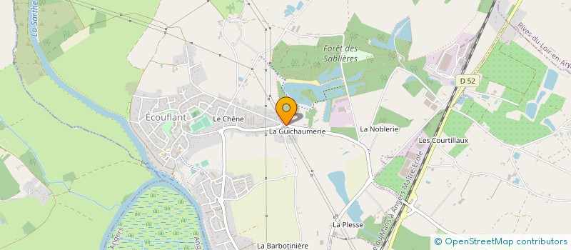 localisation de l'entreprise M TELEC à ECOUFLANT