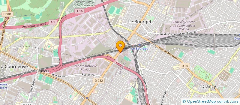 localisation de l'entreprise M TEX 2000 à LA COURNEUVE