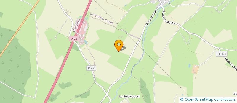 localisation de l'entreprise M. TH. AUFFRAY à MENIL-HUBERT-EN-EXMES