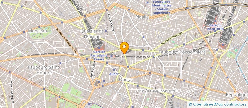 localisation de l'entreprise M THERESE SANGER  PARIS