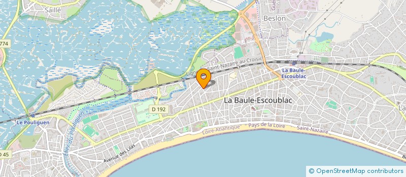localisation de l'entreprise M'TI CONSEIL à LA BAULE-ESCOUBLAC