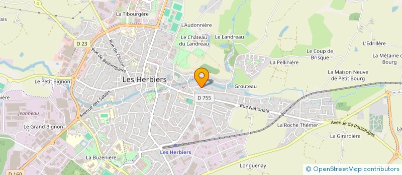 localisation de l'entreprise M'TOIT à LES HERBIERS