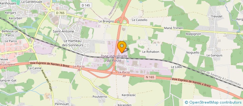 localisation de l'entreprise M-TOIT à KERVIGNAC