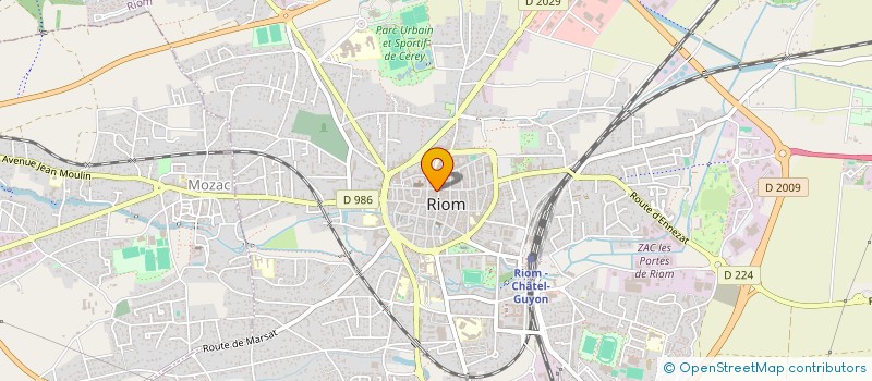 localisation de l'entreprise M TON CROQ  RIOM