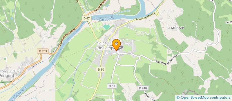 localisation de l'entreprise M'TON EPICERIE  SAINT-JULIEN-DE-LAMPON