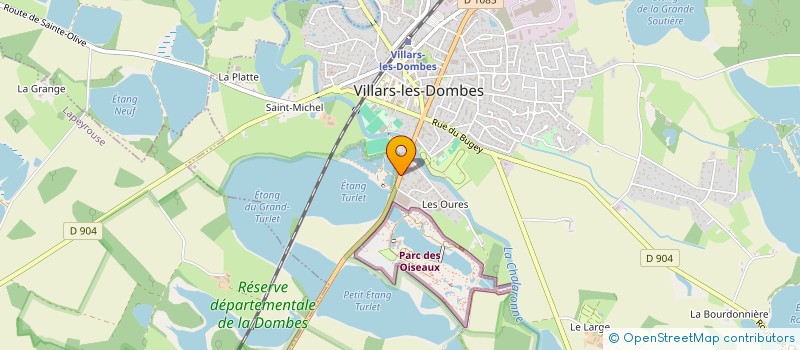 localisation de l'entreprise M'TONLOOK à VILLARS-LES-DOMBES