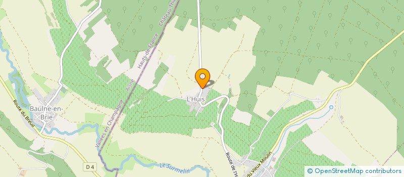 localisation de l'entreprise M. TOUBART & CIE  LE BREUIL