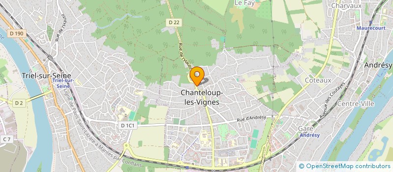 localisation de l'entreprise M TRADING&RENOV à CHANTELOUP-LES-VIGNES