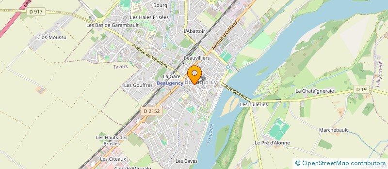 localisation de l'entreprise M'TRESOR HOCTAVIA à BEAUGENCY