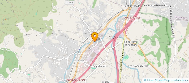 localisation de l'entreprise M-TREZ à AUBAGNE