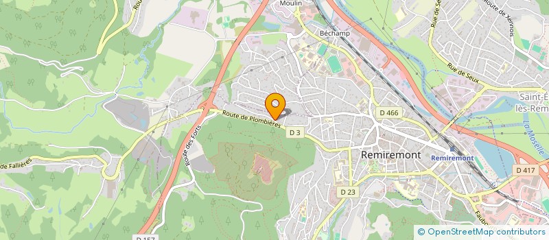 localisation de l'entreprise M TROISESSES  REMIREMONT